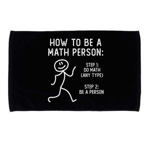 How To Be A Math Person Microfiber Hand Towel