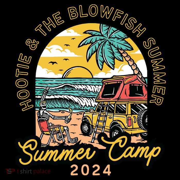Hootie The Blowfish Summer Camp 2024 Camping With Trucks Cooling Performance Long Sleeve Crew
