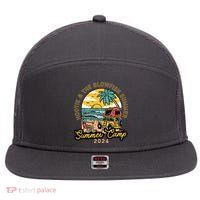 Hootie The Blowfish Summer Camp 2024 Camping With Trucks 7 Panel Mesh Trucker Snapback Hat