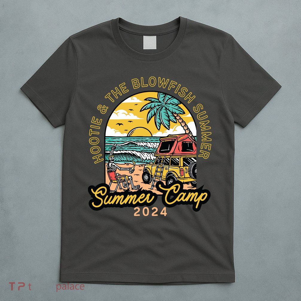 Hootie The Blowfish Summer Camp 2024 Camping With Trucks T-Shirt