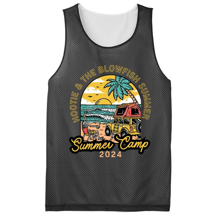 Hootie The Blowfish Summer Camp 2024 Camping With Trucks Mesh Reversible Basketball Jersey Tank