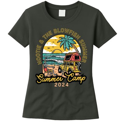 Hootie The Blowfish Summer Camp 2024 Camping With Trucks Womens T-Shirt