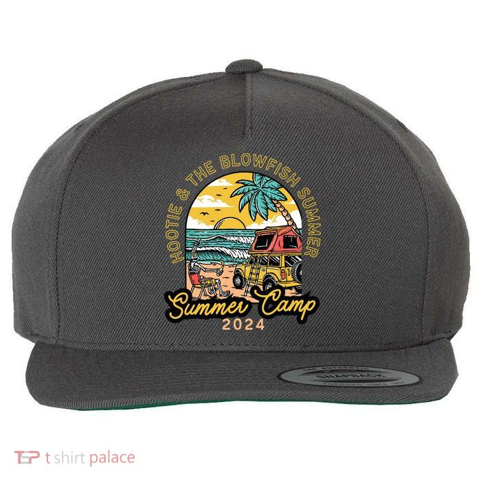 Hootie The Blowfish Summer Camp 2024 Camping With Trucks Wool Snapback Cap