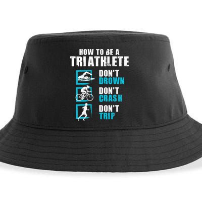 How To Be A Triathlete Triathlon Swimming Running Cycling Sustainable Bucket Hat