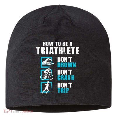 How To Be A Triathlete Triathlon Swimming Running Cycling Sustainable Beanie