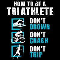 How To Be A Triathlete Triathlon Swimming Running Cycling 16 in Basic Backpack