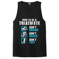 How To Be A Triathlete Triathlon Swimming Running Cycling PosiCharge Competitor Tank
