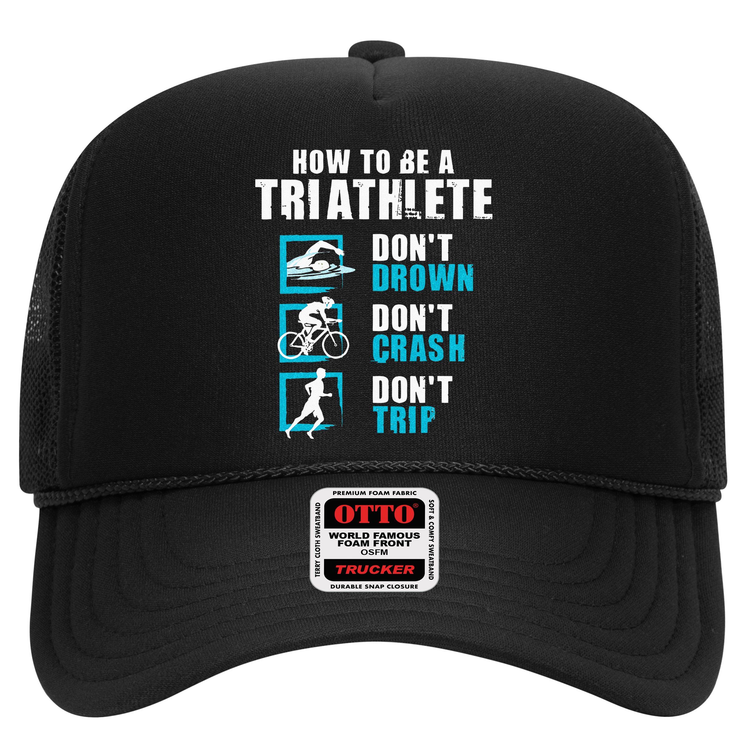 How To Be A Triathlete Triathlon Swimming Running Cycling Hat