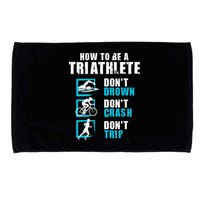 How To Be A Triathlete Triathlon Swimming Running Cycling Microfiber Hand Towel