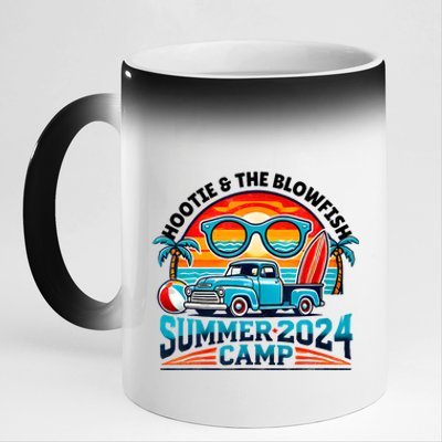 Hootie The Blowfish Summer 2024 Camping With Trucks 11oz Black Color Changing Mug