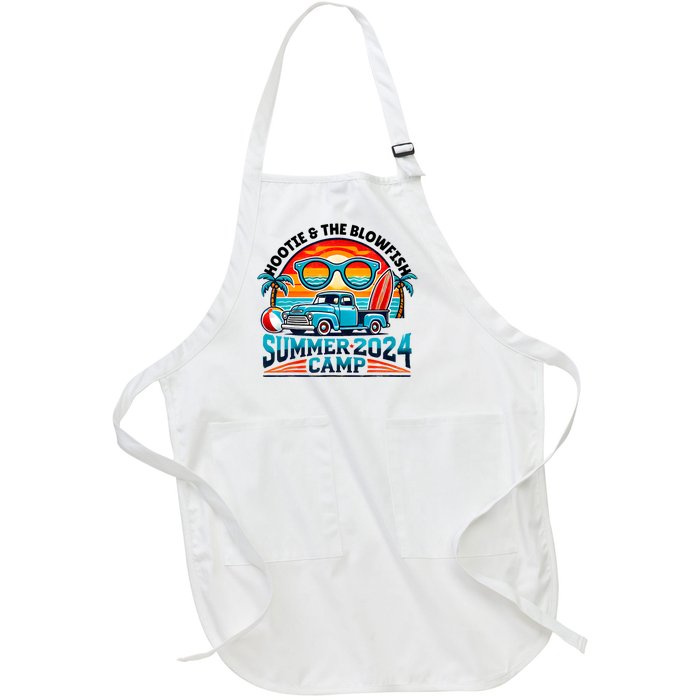 Hootie The Blowfish Summer 2024 Camping With Trucks Full-Length Apron With Pockets