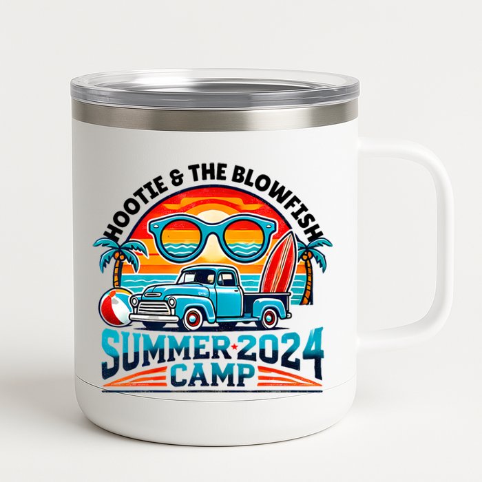 Hootie The Blowfish Summer 2024 Camping With Trucks 12 oz Stainless Steel Tumbler Cup