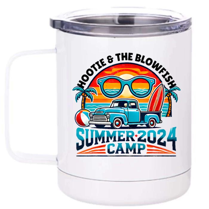 Hootie The Blowfish Summer 2024 Camping With Trucks 12 oz Stainless Steel Tumbler Cup