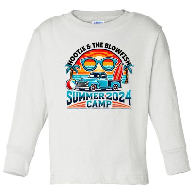 Hootie The Blowfish Summer 2024 Camping With Trucks Toddler Long Sleeve Shirt