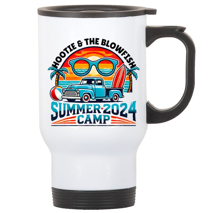 Hootie The Blowfish Summer 2024 Camping With Trucks Stainless Steel Travel Mug