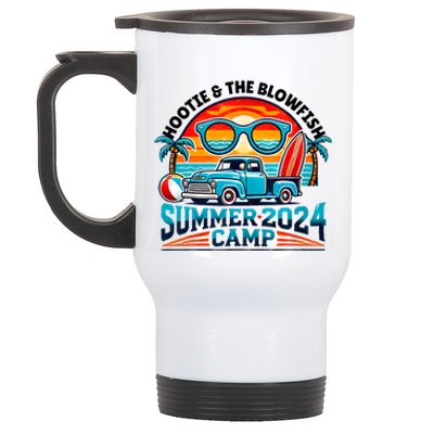 Hootie The Blowfish Summer 2024 Camping With Trucks Stainless Steel Travel Mug