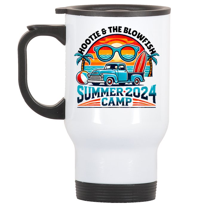 Hootie The Blowfish Summer 2024 Camping With Trucks Stainless Steel Travel Mug