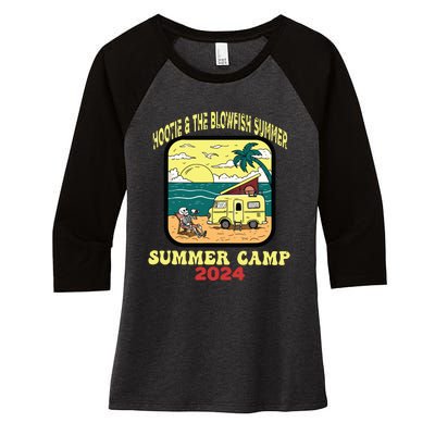 Hootie & The Blowfish Summer Camp 2024 Retro Fun Beach Women's Tri-Blend 3/4-Sleeve Raglan Shirt