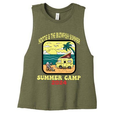 Hootie & The Blowfish Summer Camp 2024 Retro Fun Beach Women's Racerback Cropped Tank