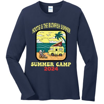 Hootie & The Blowfish Summer Camp 2024 Retro Fun Beach Ladies Long Sleeve Shirt