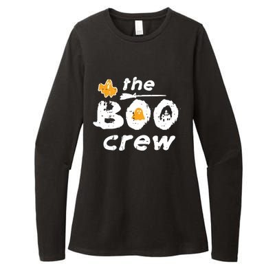 Halloween The Boo Crew Matching Costume Squad Women Womens CVC Long Sleeve Shirt