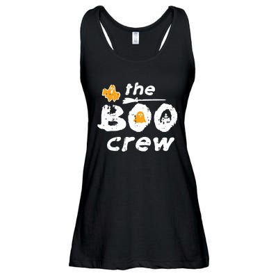 Halloween The Boo Crew Matching Costume Squad Women Ladies Essential Flowy Tank