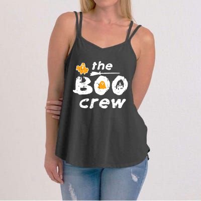 Halloween The Boo Crew Matching Costume Squad Women Women's Strappy Tank