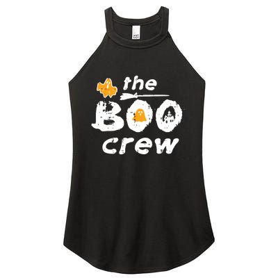 Halloween The Boo Crew Matching Costume Squad Women Women’s Perfect Tri Rocker Tank