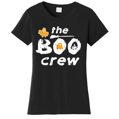 Halloween The Boo Crew Matching Costume Squad Women Women's T-Shirt