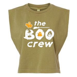 Halloween The Boo Crew Matching Costume Squad Women Garment-Dyed Women's Muscle Tee