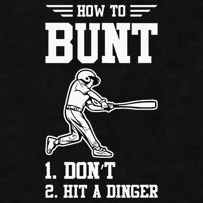 How To Bunt Batter Baseball Men Catcher Pitcher Ladies PosiCharge Tri-Blend Wicking Tank