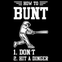 How To Bunt Batter Baseball Men Catcher Pitcher Sweatshirt