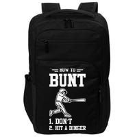How To Bunt Batter Baseball Men Catcher Pitcher Impact Tech Backpack