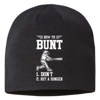 How To Bunt Batter Baseball Men Catcher Pitcher Sustainable Beanie