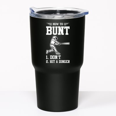 How To Bunt Batter Baseball Men Catcher Pitcher Tumbler