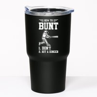 How To Bunt Batter Baseball Men Catcher Pitcher Tumbler