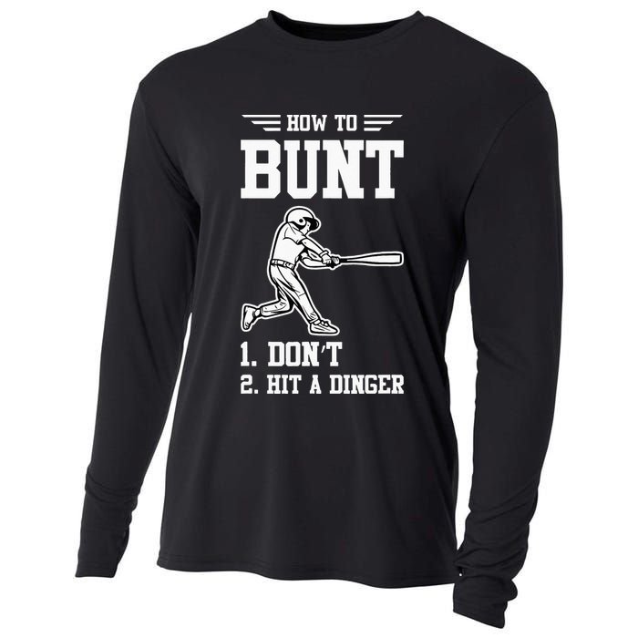 How To Bunt Batter Baseball Men Catcher Pitcher Cooling Performance Long Sleeve Crew