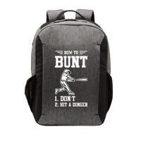 How To Bunt Batter Baseball Men Catcher Pitcher Vector Backpack
