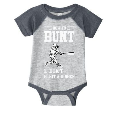 How To Bunt Batter Baseball Men Catcher Pitcher Infant Baby Jersey Bodysuit