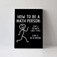 How To Be A Math Person Canvas