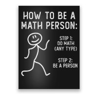 How To Be A Math Person Poster