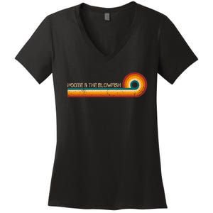 Hootie & The Blowfish Retro Stripes Musician Women's V-Neck T-Shirt