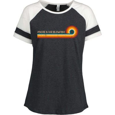 Hootie & The Blowfish Retro Stripes Musician Enza Ladies Jersey Colorblock Tee