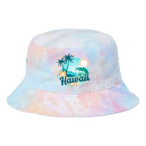 Hawaii Tropical Beach Palm Trees Tie Dye Newport Bucket Hat