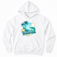 Hawaii Tropical Beach Palm Trees Hoodie