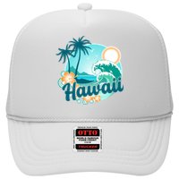 Hawaii Tropical Beach Palm Trees Hat
