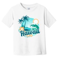 Hawaii Tropical Beach Palm Trees Toddler T-Shirt