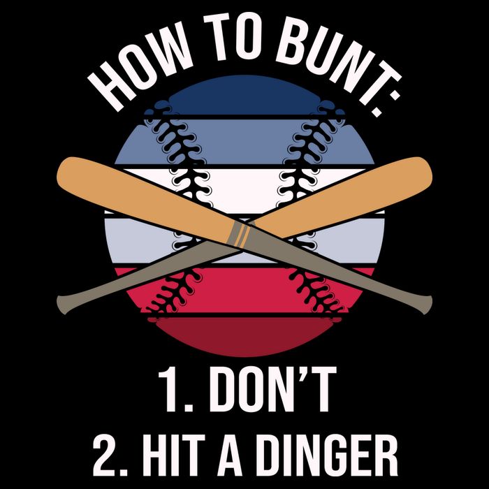 How To Bunt, Hit A Dinger Funny Baseball Gift For Player Sport Team Visor