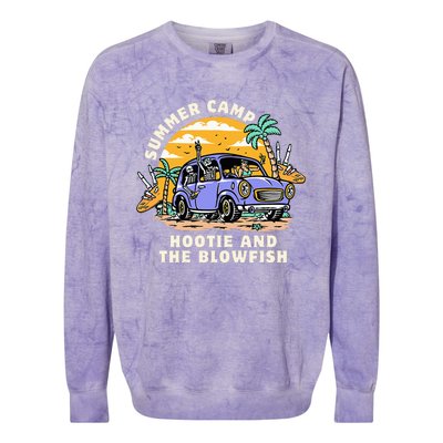 Hootie & The Blowfish Summer Camp 2024 Camping With Trucks Colorblast Crewneck Sweatshirt