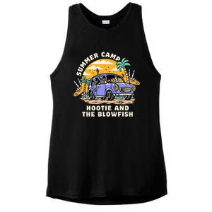 Hootie & The Blowfish Summer Camp 2024 Camping With Trucks Ladies PosiCharge Tri-Blend Wicking Tank